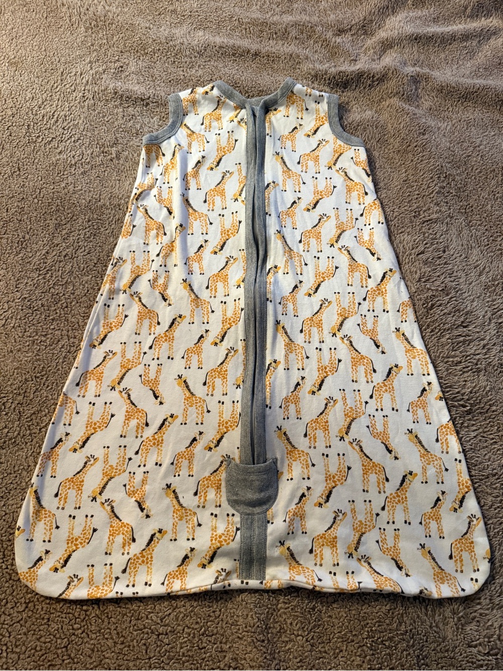 Burt’s bees baby beekeeper sleep sack 6-12 months unisex giraffes
